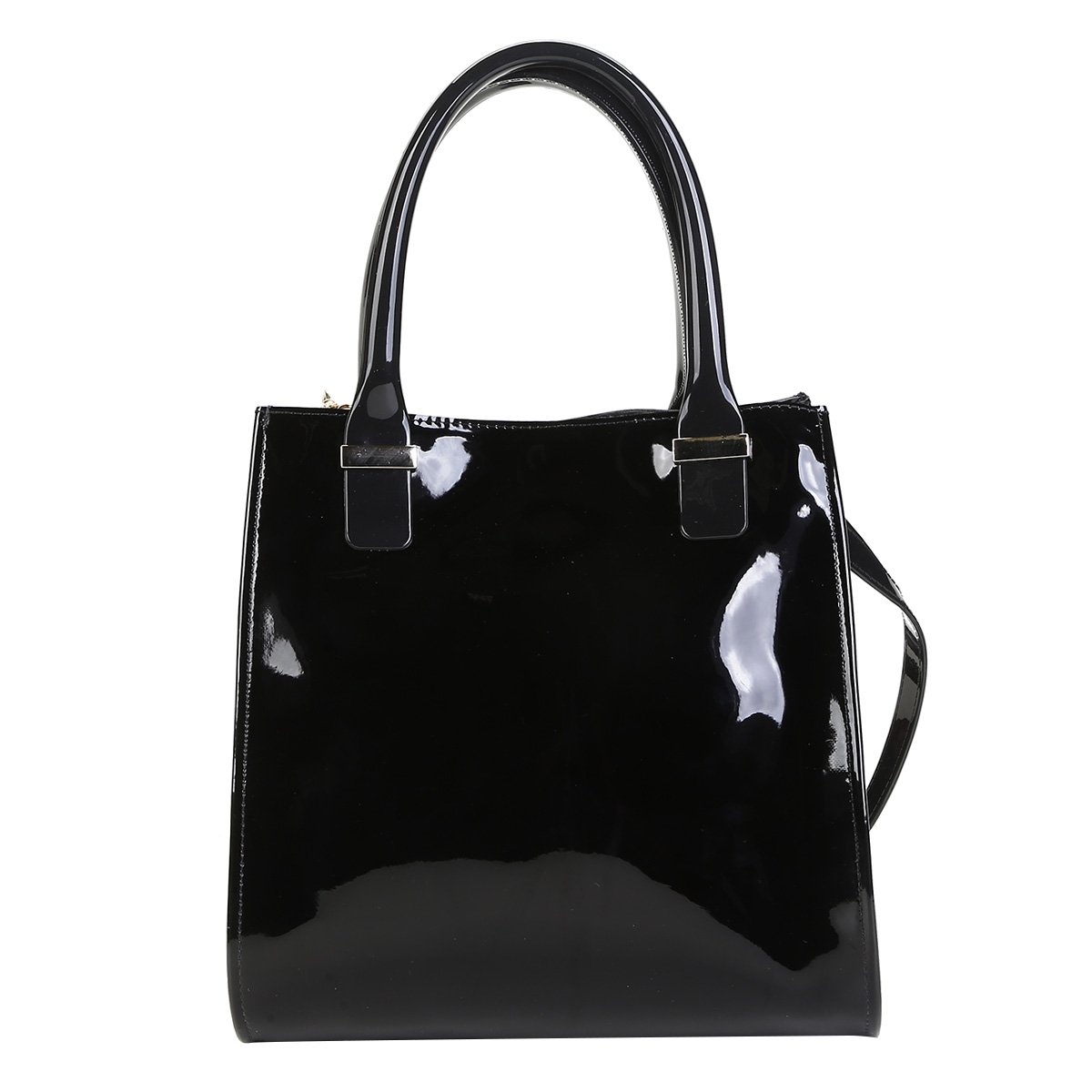 black patent bolsa uk