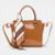 Bolsa Petite Jolie Love II Com Lenço Caramelo - Caramelo