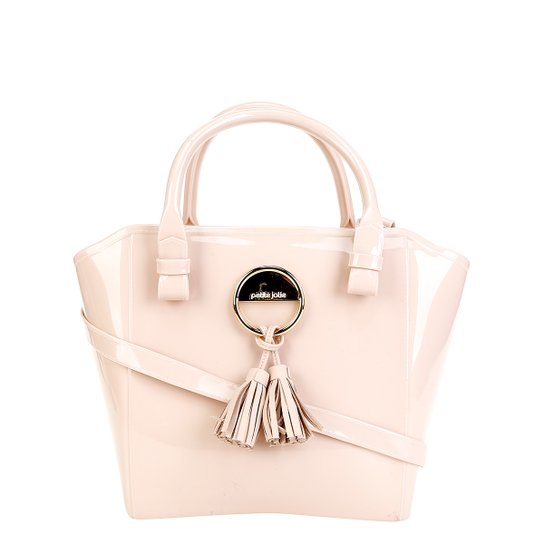 Bolsa Petite Jolie Shape Bag Feminina - Bege Claro