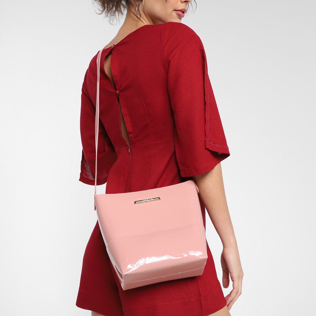 Bolsa Petite Jolie Tote Shopper Easy Feminina - Rosa Menor preço em Bolsa Petite Jolie Tote Shopper Easy Feminina - Rosa
