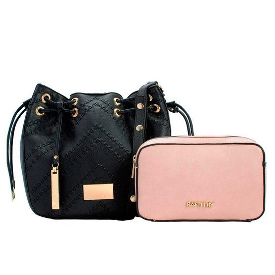 Bolsa Rafitthy 2 Em 1 P - Preto