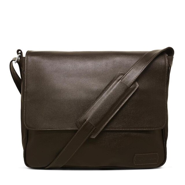 Bolsa Relicário Carteiro de Couro Renné