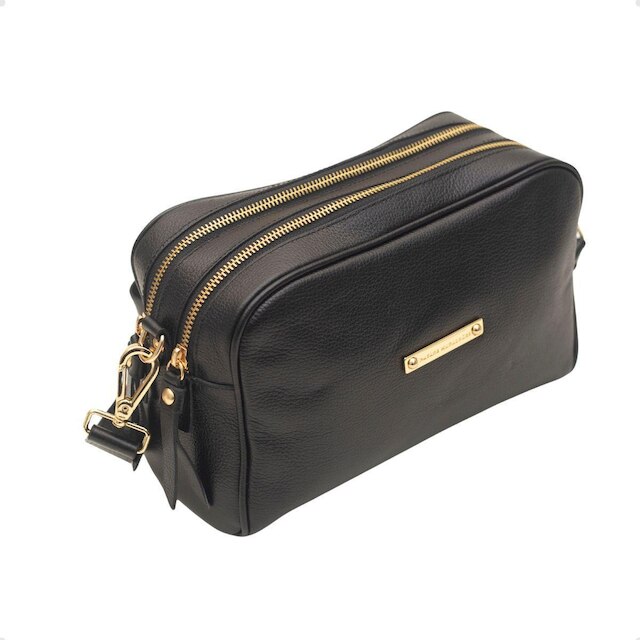 BOLSA RETANGULAR TRANSVERSAL DAYANE MAGALHÃES PRETA