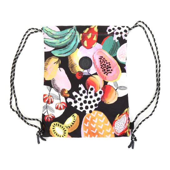 Bolsa Saco Farm Praiana Frutalia Feminina - Estampado