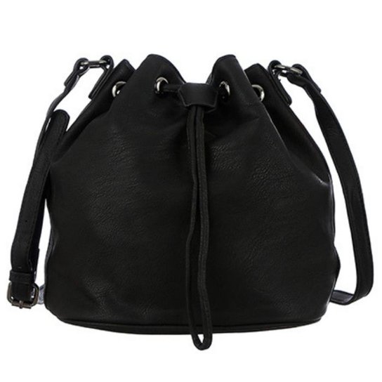 Bolsa Saco MeVisto Transversal Feminina - Preto