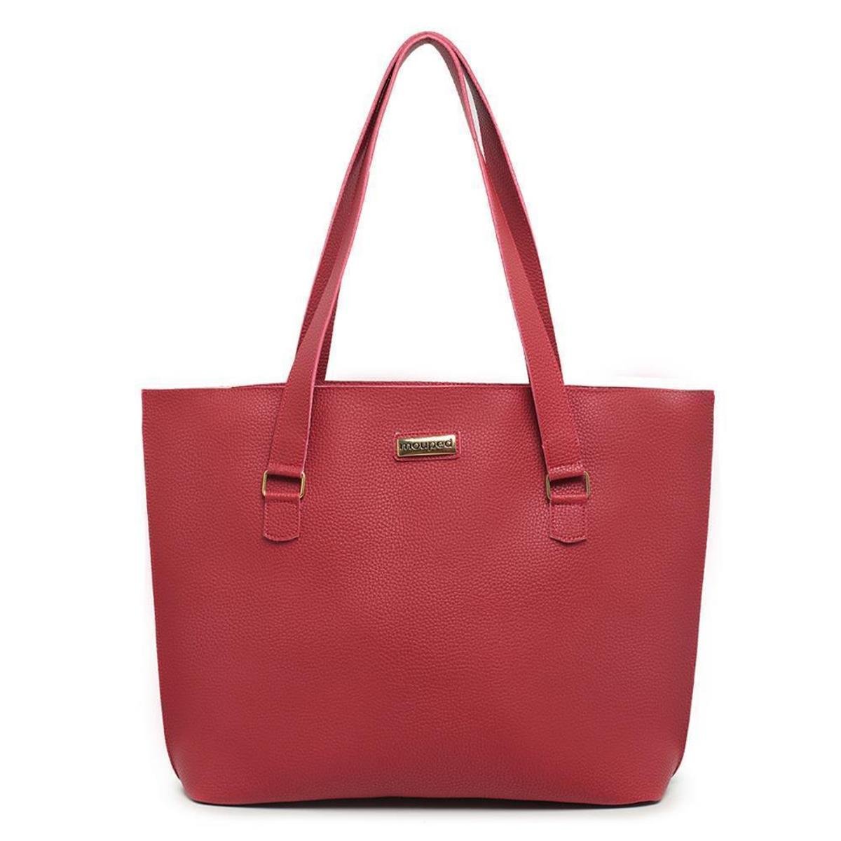Bolsa Sacola Shopper Feminina Grande Estilo Moderna - Vermelho Menor preço em Bolsa Sacola Shopper Feminina Grande Estilo Moderna - Vermelho