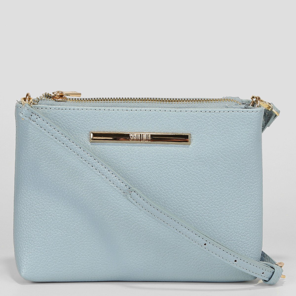 Bolsa Santa Lolla Básica Transversal Feminina - Azul Claro Menor preço em Bolsa Santa Lolla Básica Transversal Feminina - Azul Claro