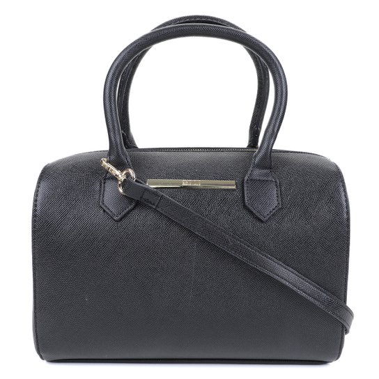 Bolsa Santa Lolla Baú Transversal Feminina - Preto