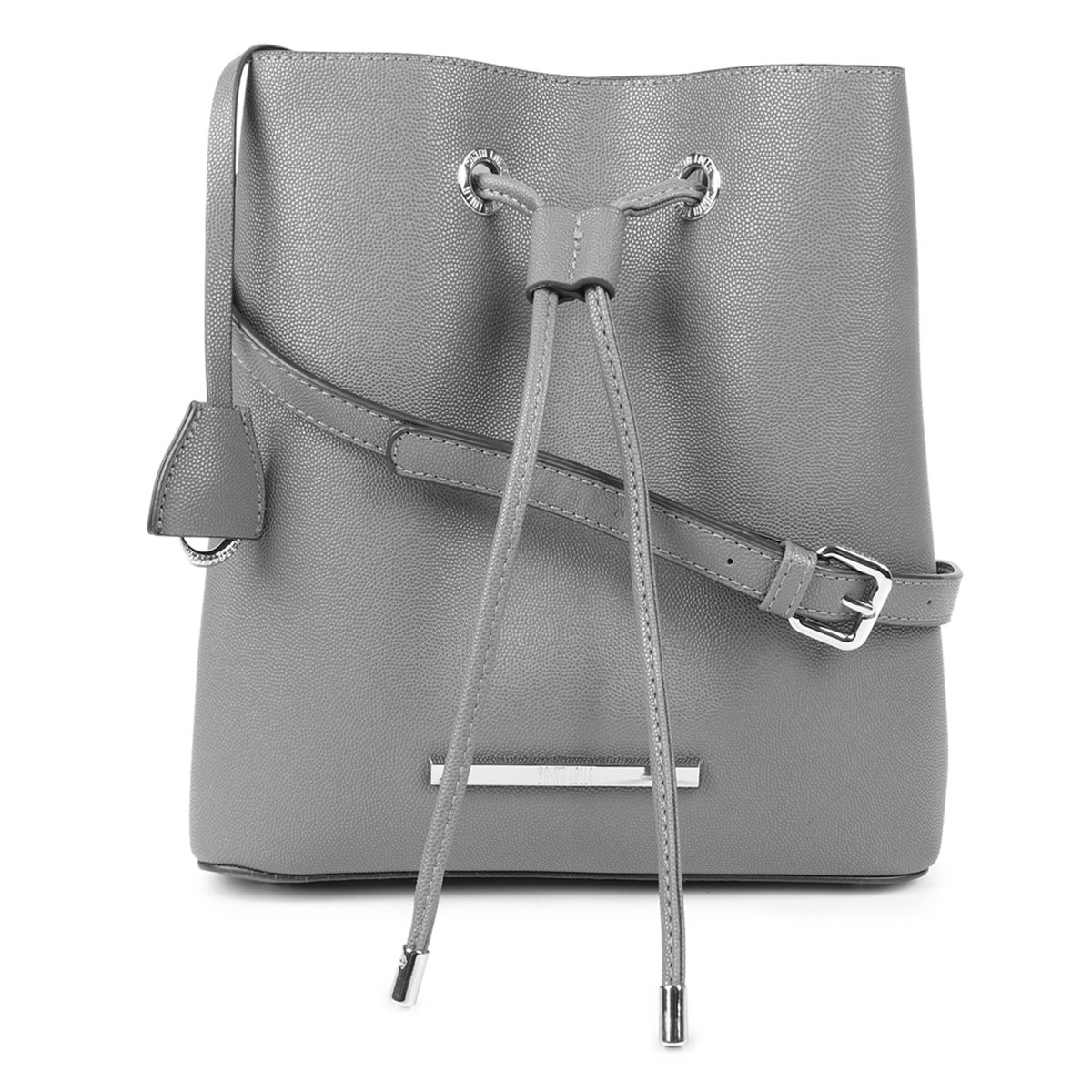 Bolsa Santa Lolla Bucket Feminina - Cinza Menor preço em Bolsa Santa Lolla Bucket Feminina - Cinza