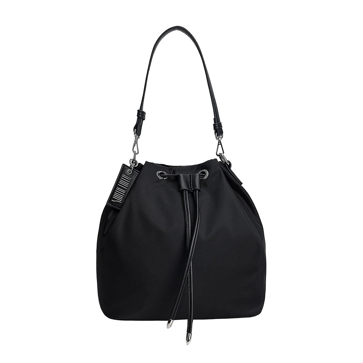 mango nylon bucket bolsa