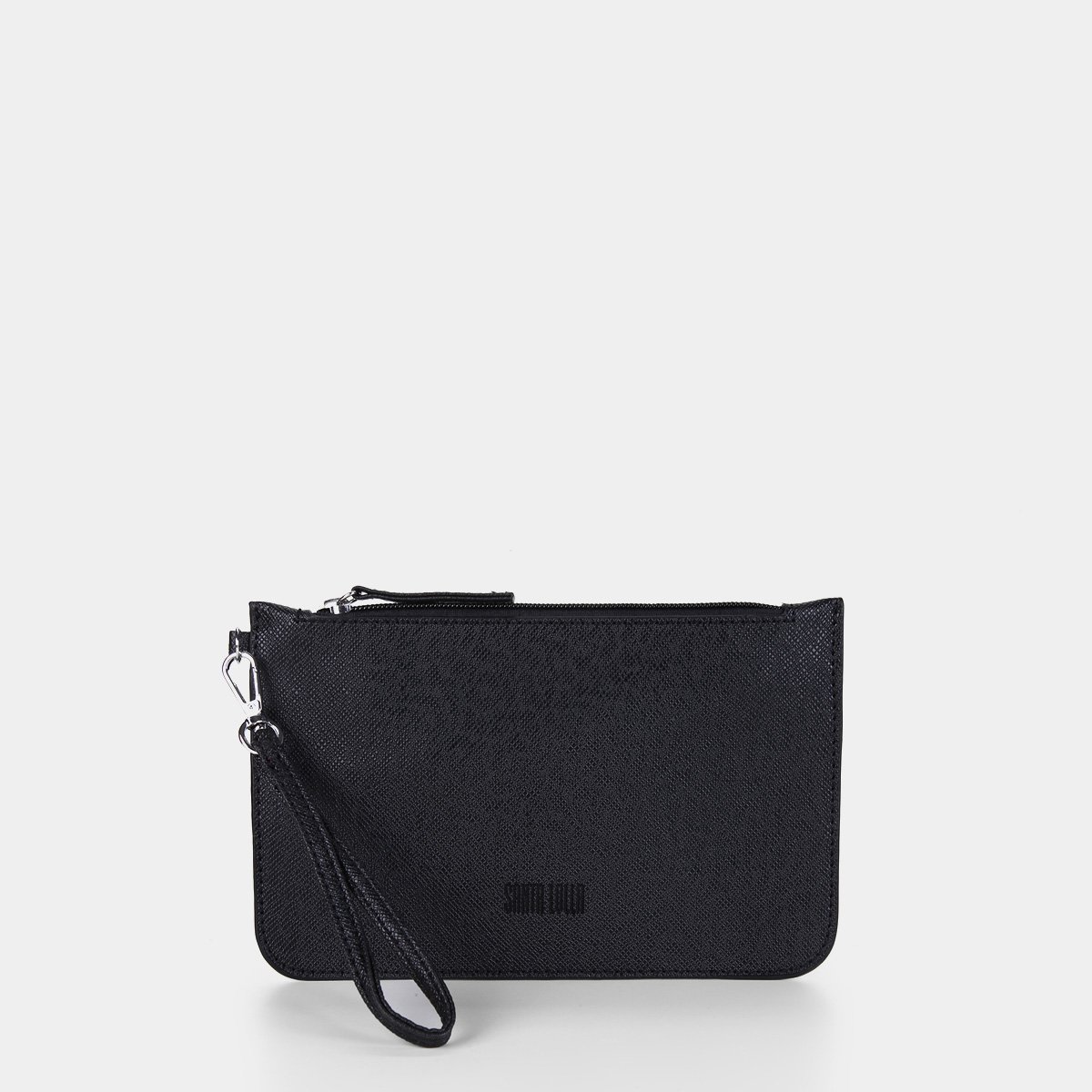 Bolsa Santa Lolla Clutch Risco Feminina - Preto+Prata é ruim? Bolsa Santa Lolla Clutch Risco Feminina - Preto+Prata é boa?
