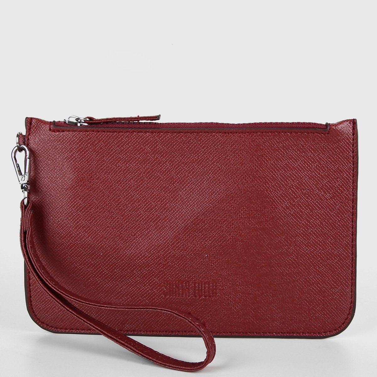 Bolsa Santa Lolla Clutch Risco Feminina - Vinho Menor preço em Bolsa Santa Lolla Clutch Risco Feminina - Vinho