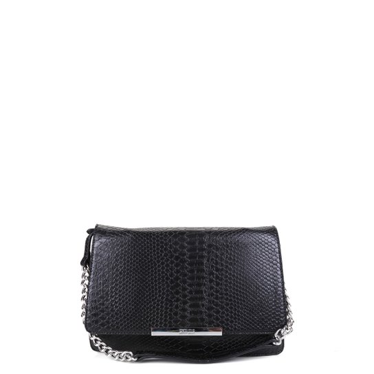 Bolsa Santa Lolla Cobra Corrente Feminina - Preto