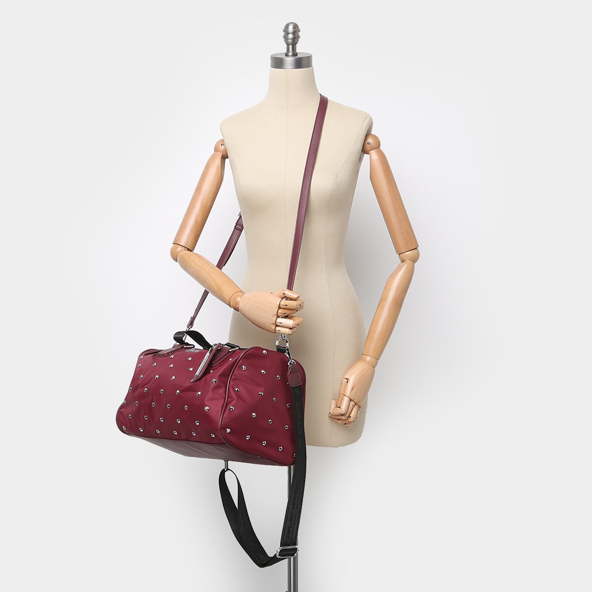 Bolsa santa lolla grande nylon tachas feminina Outlet