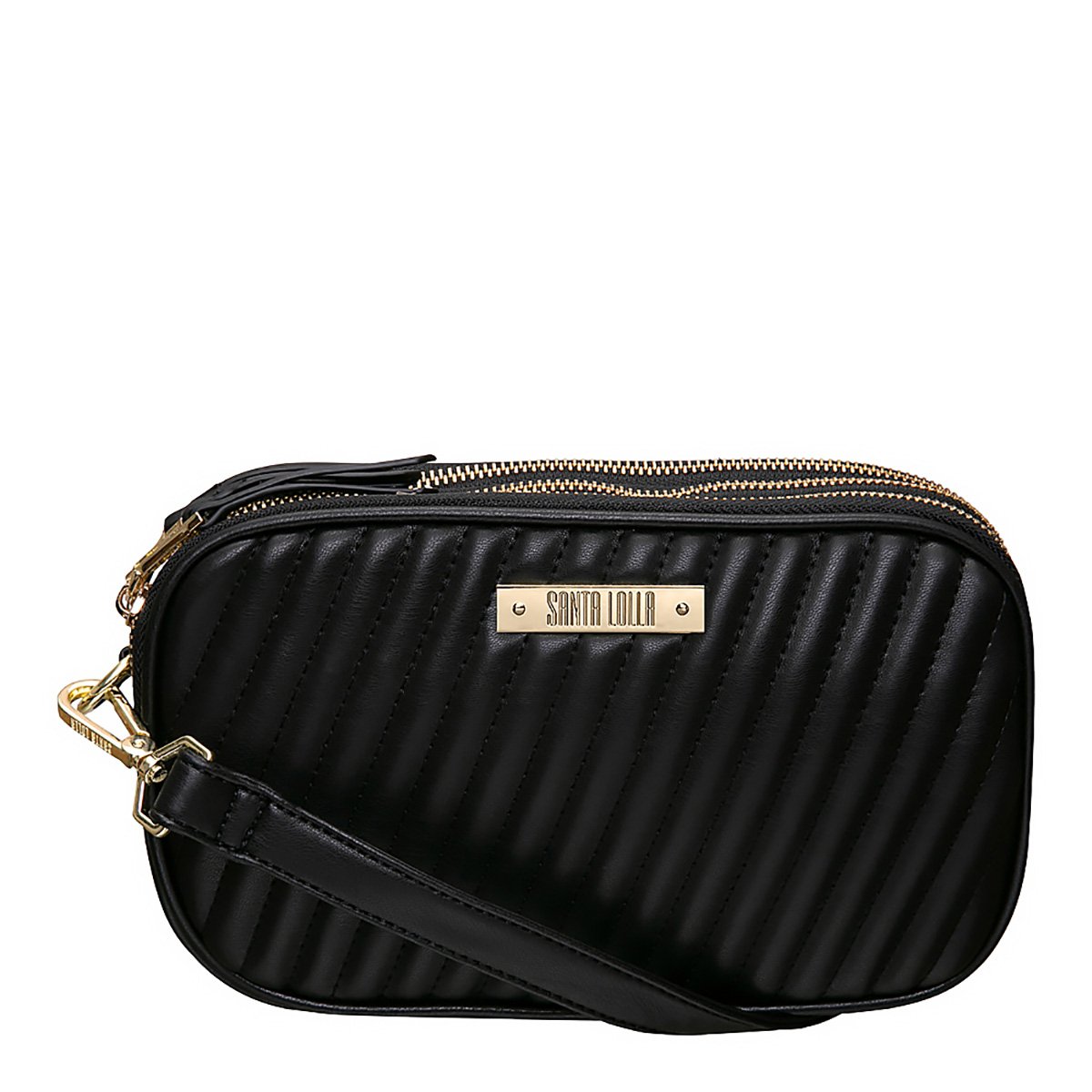 bolsa santa lolla mini bolsa preta