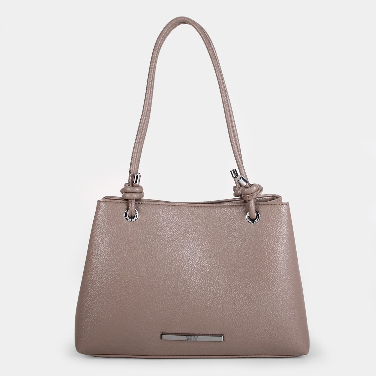 Bolsa Santa Lolla Mini Tote Feminina - Cinza Menor preço em Bolsa Santa Lolla Mini Tote Feminina - Cinza