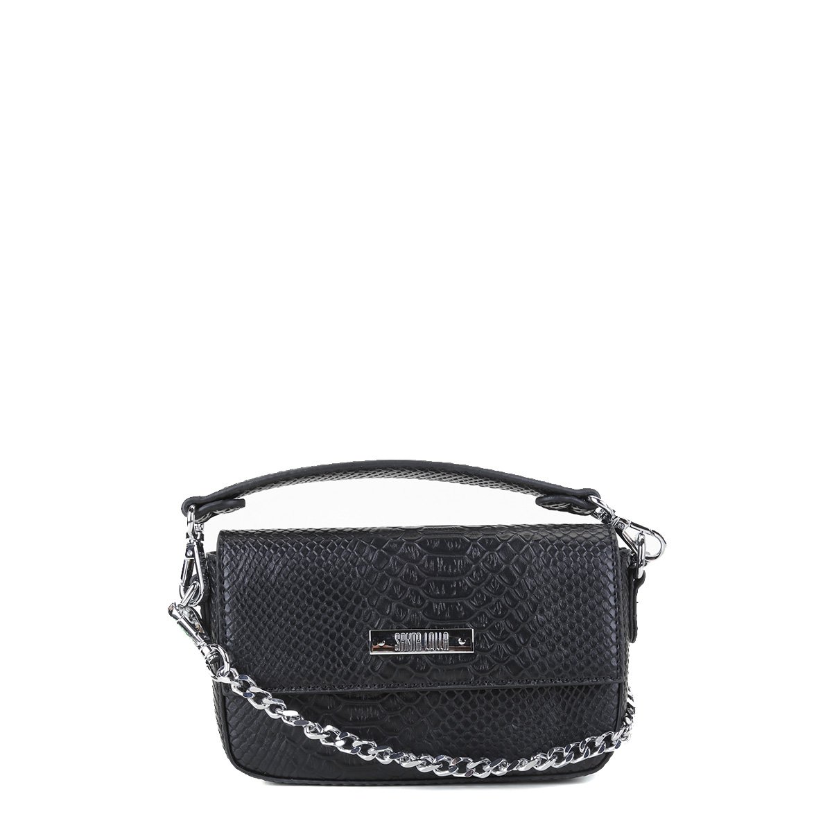 bolsa santa lolla mini bolsa alça corrente feminina