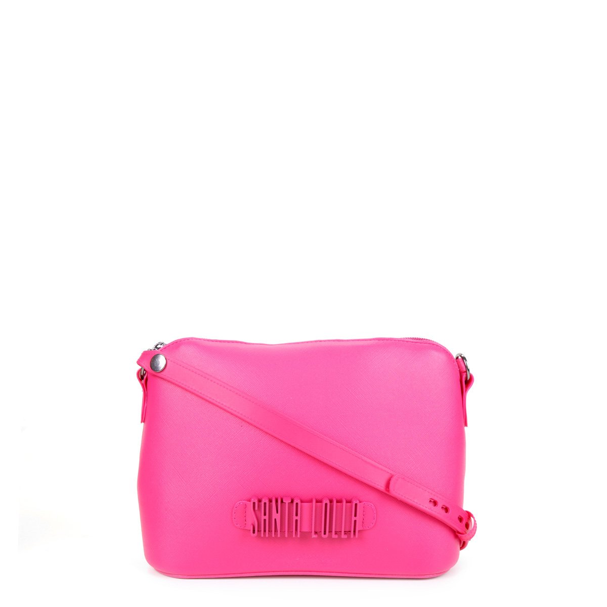 Bolsa Santa Lolla Neon Transversal Feminina - Pink Menor preço em Bolsa Santa Lolla Neon Transversal Feminina - Pink