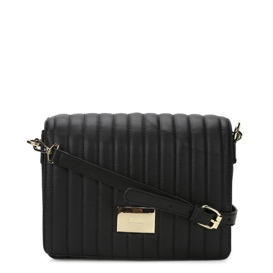 Bolsa Santa Lolla Ombro Matelassê Logo - Preto