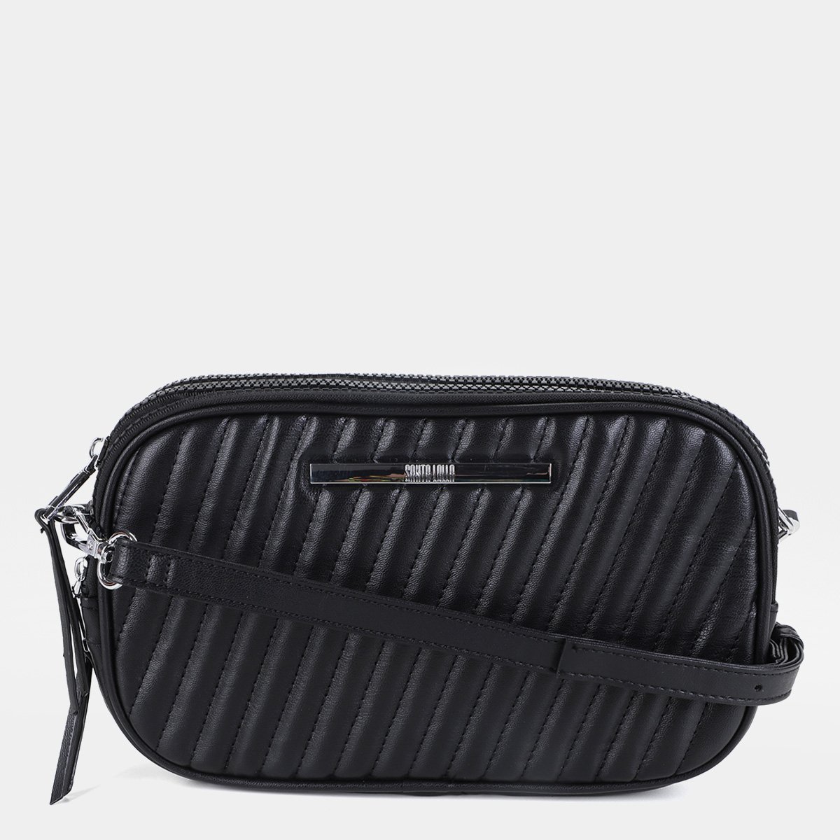 Bolsa Santa Lolla Pequena Transversal Feminina - Preto é ruim? Bolsa Santa Lolla Pequena Transversal Feminina - Preto é boa?