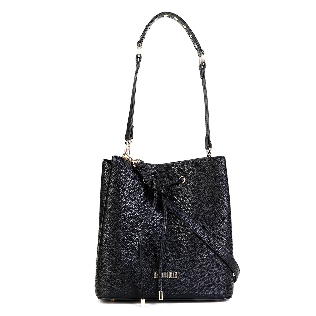 Bolsa Santa Lolla Shopper Alça Transversal Básica Feminina - Preto Menor preço em Bolsa Santa Lolla Shopper Alça Transversal Básica Feminina - Preto