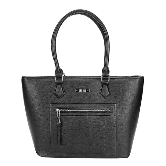 Bolsa Santa Lolla Shopper Caviar Feminina - Preto