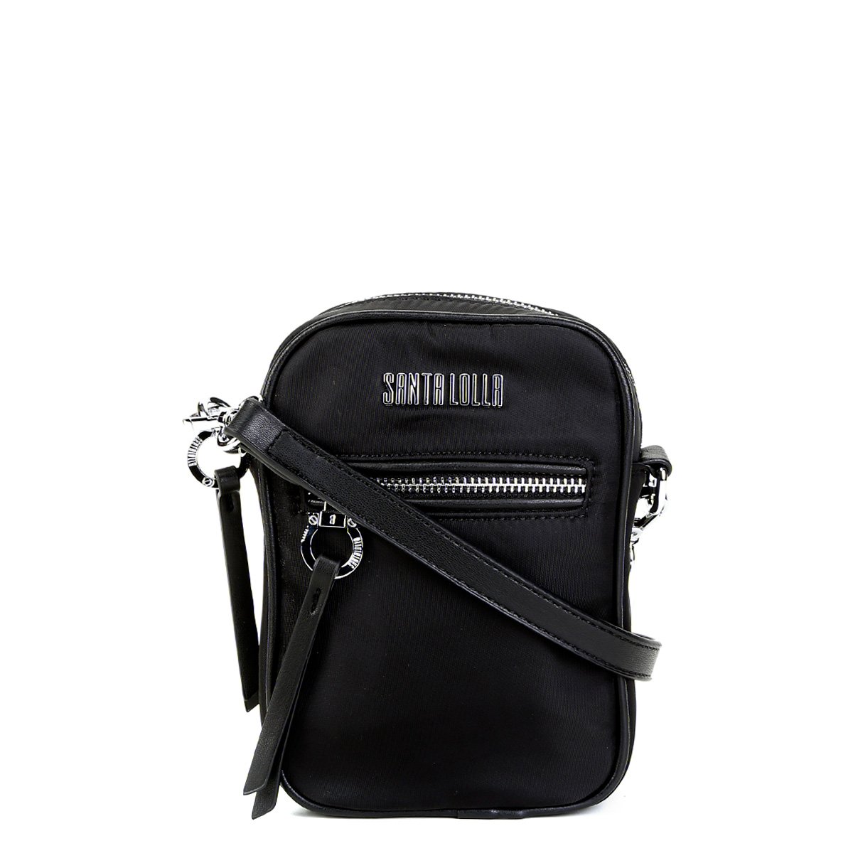 Bolsa Santa Lolla Shoulder Bag Alça Larga Transversal Feminina - Preto Menor preço em Bolsa Santa Lolla Shoulder Bag Alça Larga Transversal Feminina - Preto