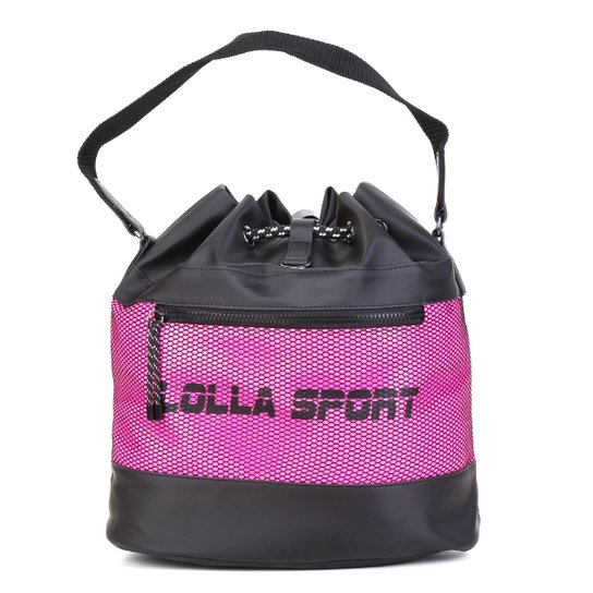 Bolsa Santa Lolla Sport Saco Nylon Feminina - Rosa