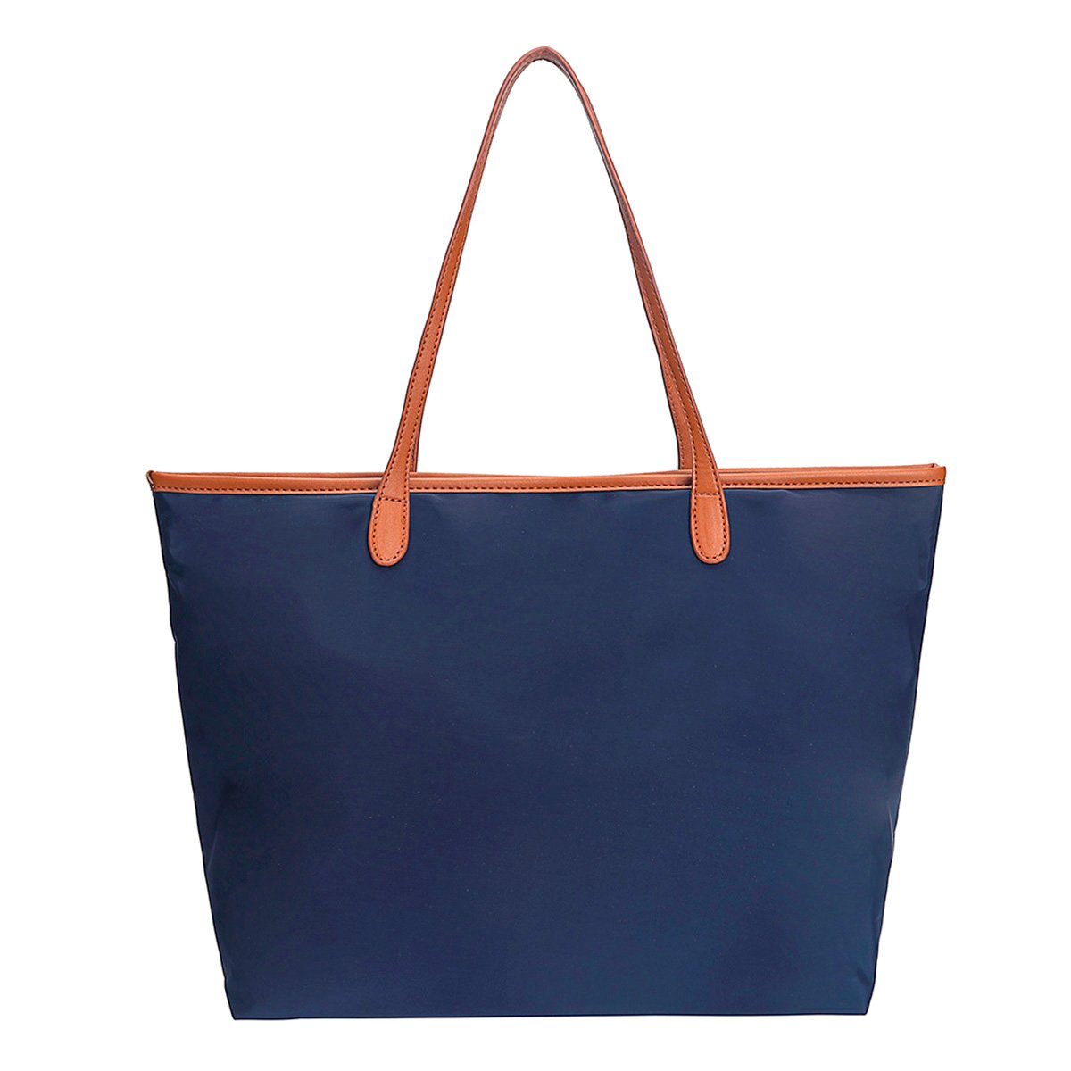 navy suede tote bolsa