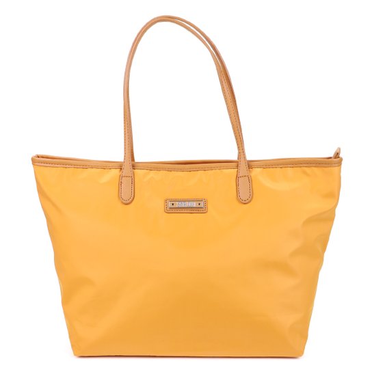 Bolsa Santa Lolla Tote Shopper Nylon Feminina - Marrom