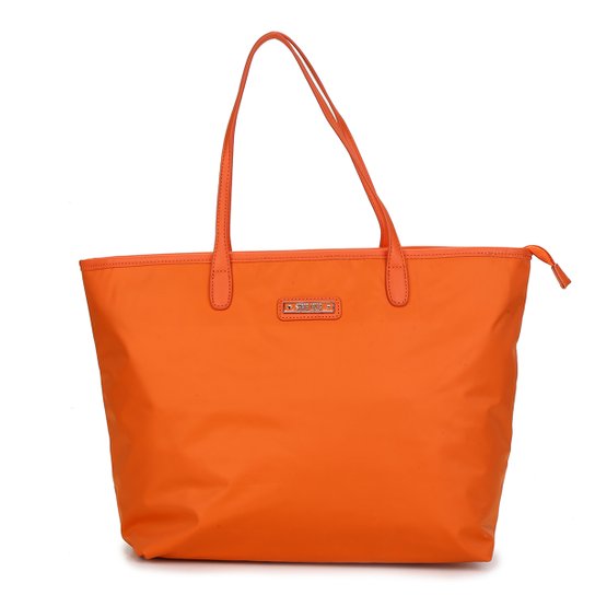 Bolsa Santa Lolla Tote Shopper Nylon Feminina - Laranja