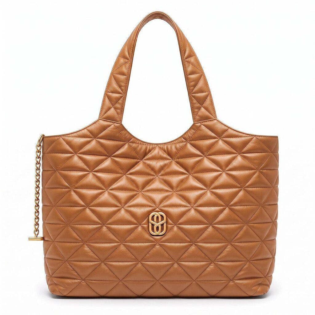 Bolsa Schutz Feminina Couro Matelassê Grande Tote S5001020890005 Caramelo
