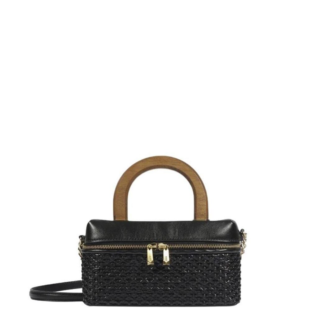 Bolsa Schutz Satchel Vanity Média Preto
