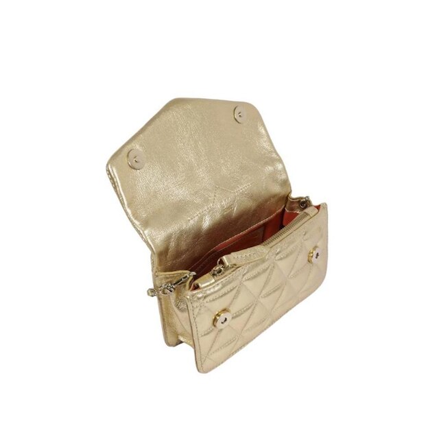 Bolsa Schutz Tiracolo Pequena 944 Couro Dourada