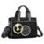 Bolsa Semax Snoopy Tiracolo Coleção Be Happy Feminina SP3212 - Preto