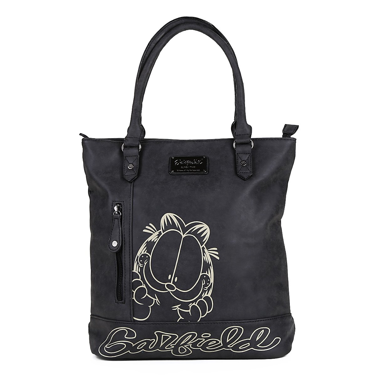 Bolsa Semax Tote Garfield Feminina - Preto Menor preço em Bolsa Semax Tote Garfield Feminina - Preto