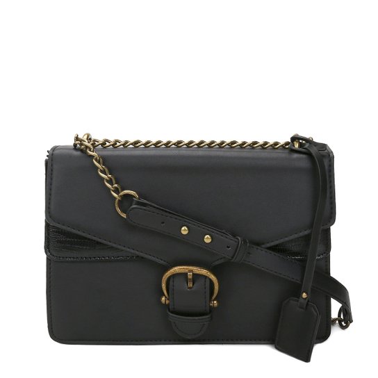 Bolsa Shoestock Alça Dupla Corrente - Preto
