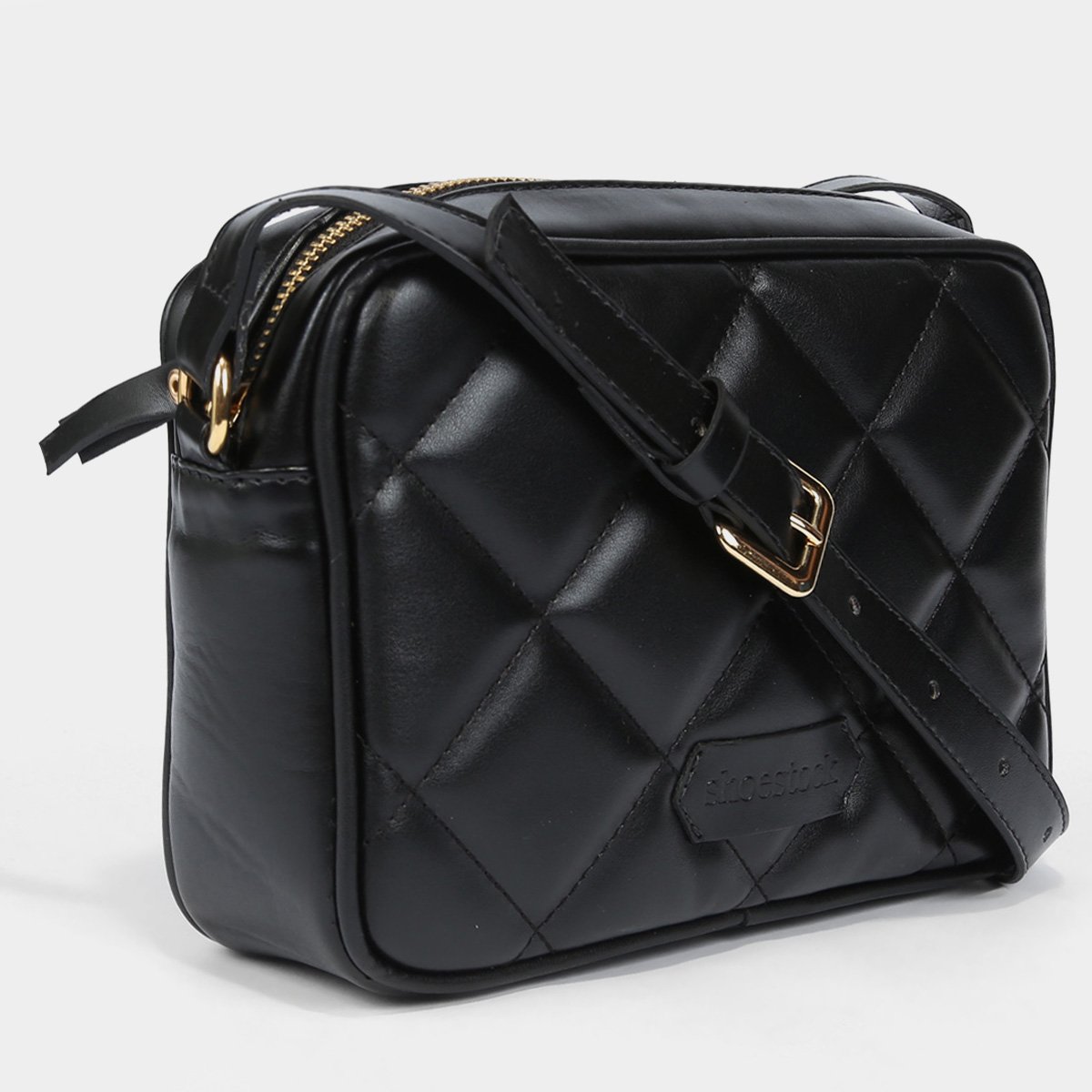 basic black crossbody bolsa