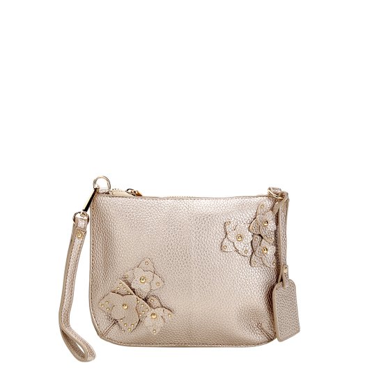 Bolsa Shoestock Mini Bag Transversal Mila Feminina - Prata
