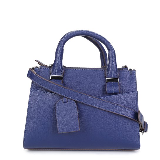 Bolsa Shoestock Satchel Basic Feminina - Marinho