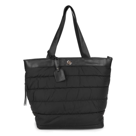 Bolsa Shoestock Tote Nylon Feminina - Preto