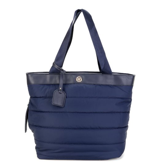 Bolsa Shoestock Tote Nylon Feminina - Marinho