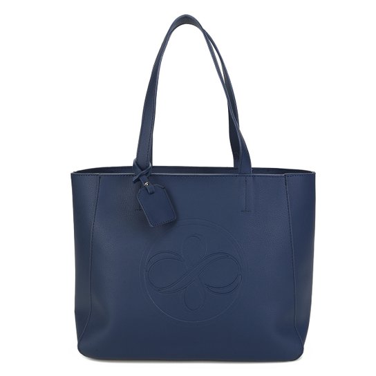 Bolsa Shoestock Tote Shoper Trissê Feminina - Marinho