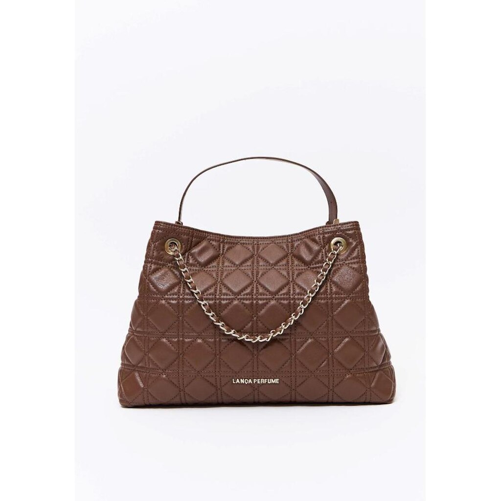 Bolsa Shopping Matelassê E Enfeite