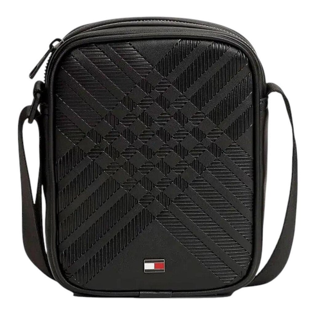 Bolsa Shoulder Bag Tommy Hilfiger Corp Texture Mini Preto