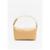 Bolsa Shoulder De Couro Com Enfeite - Bege