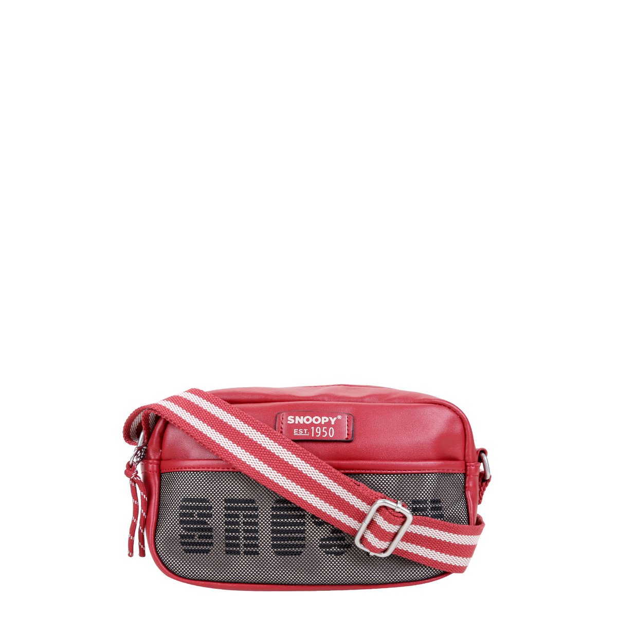 Bolsa Snoopy Transversal Estampada Feminina - Vermelho Menor preço em Bolsa Snoopy Transversal Estampada Feminina - Vermelho