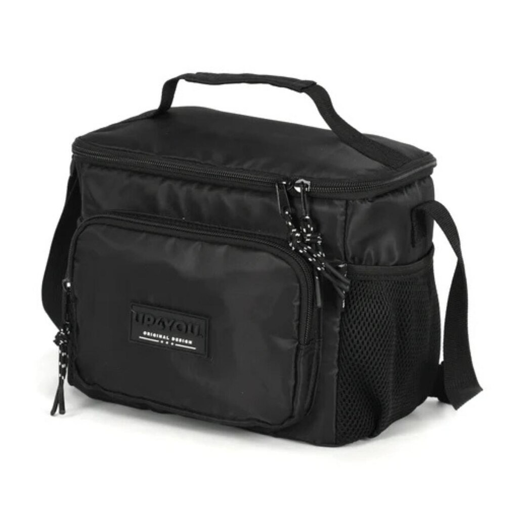 Bolsa Térmica Lancheira Marmiteira com Alça e Bolsos UP4YOU Preto