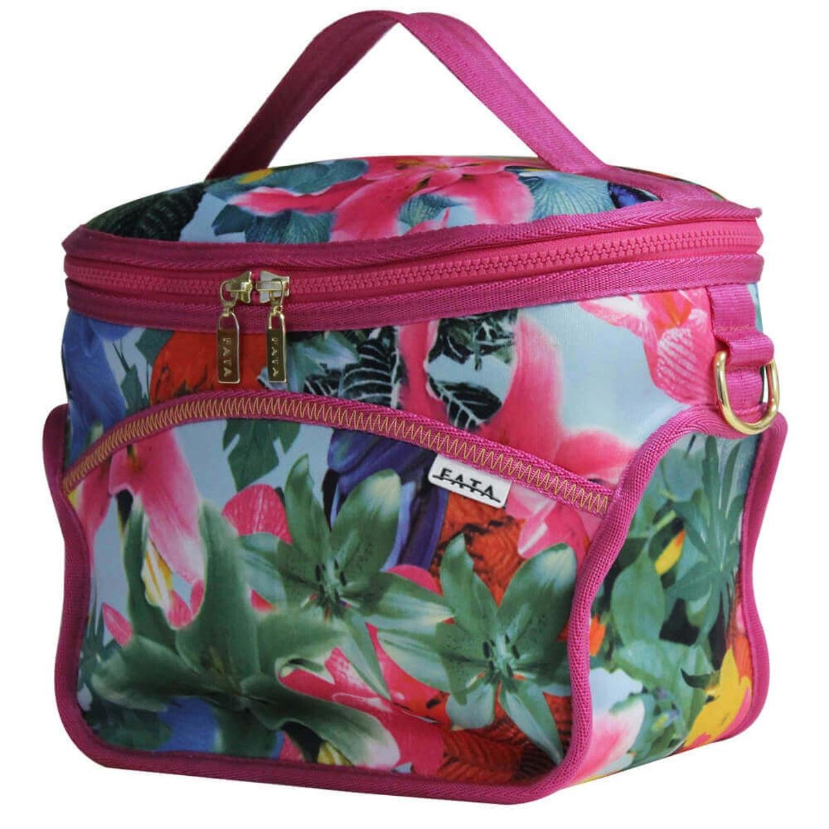 tartan twine makeup bolsa