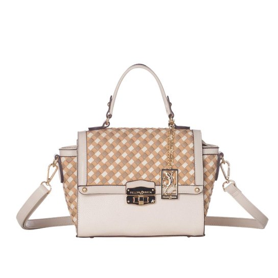 Bolsa Tiracolo Fellipe Krein Feminina - Nude
